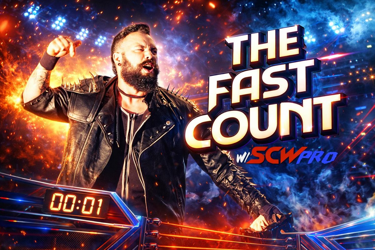 SCWPro's tweet photo. The guys return to the studio tonight for a brand new episode of The Fast Count w/ SCWPro LIVE on the OurQC+ app!

They're previewing this weekend's double shot of action, plus looking back at an exciting Summerslam!

Tune in at 5:30pm for the QC's only LIVE wrestling broadcast! https://t.co/qZkcCPiKr0