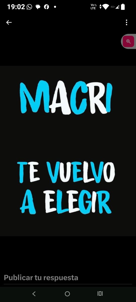 Efectoiguacel's tweet photo. N* SI. #próximopaso jugamos el #SegundoTiempo Con #Macri2027 https://t.co/m9aGr3pWEr