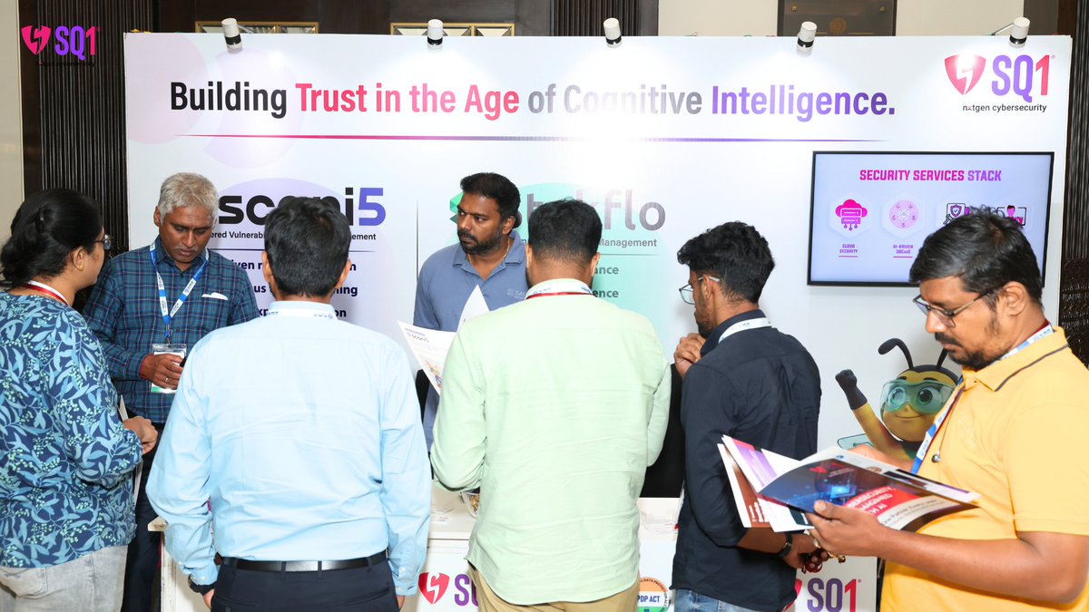 sq1_security's tweet photo. Build. Assure. Trust. 🔐🤖

Proud to be part of ISACA Chennai 2026, where industry leaders explored AI governance, cybersecurity, resilience, and digital trust.

Together, shaping a secure and trusted digital future.

#ISACAChennai2026 #SQ1Security #CyberSecurity #AIGovernance https://t.co/pWZti8ZqAA