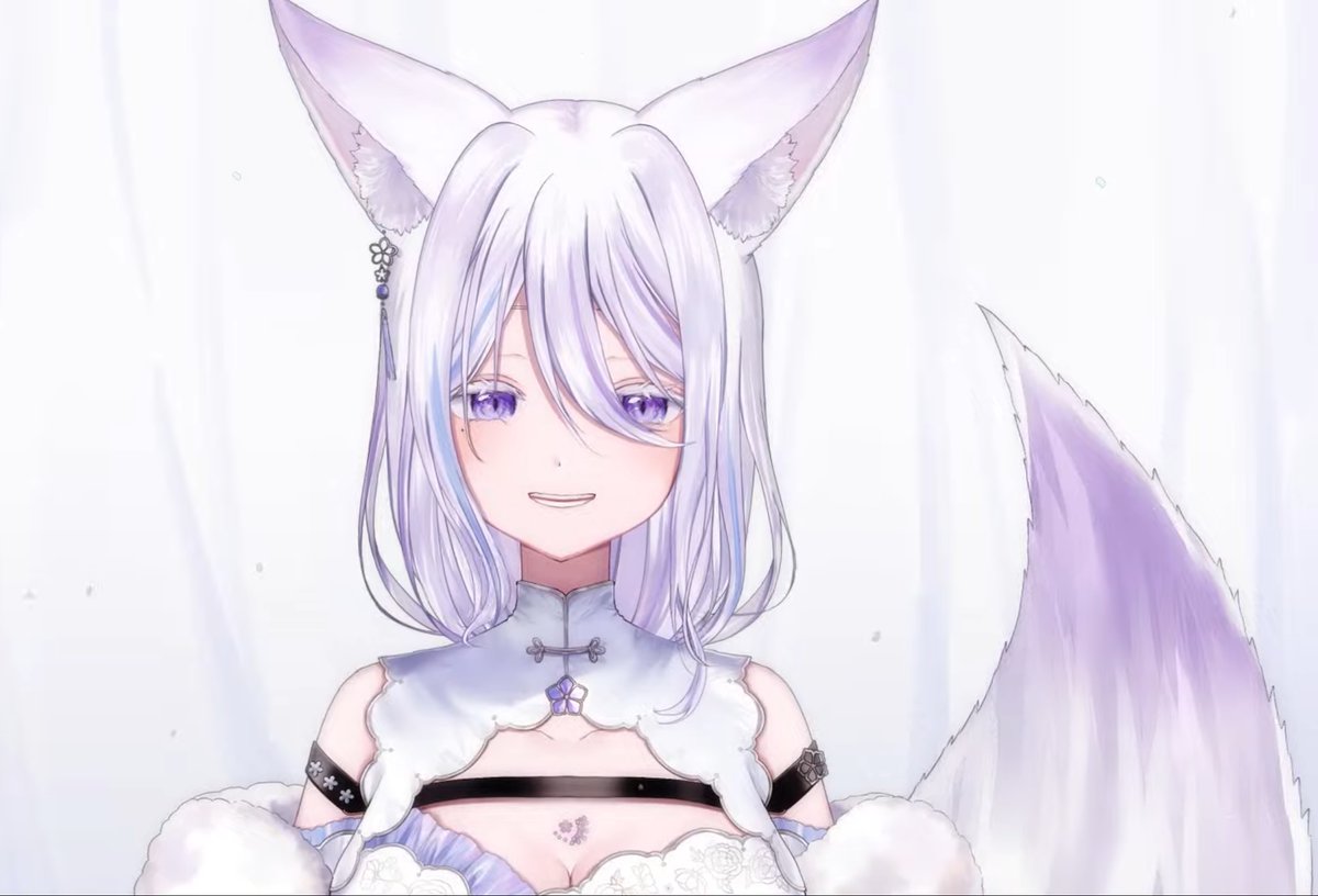 Altina74's tweet photo. #8月のVTuberフォロー祭り‍ #このVtuber推すすめです 

✨ただいま推し活中
現在のフォロワー数は3110人、雨月紫乃さん🦊☔

🌸Yoshio先生が制作した美しいビジュアル

🌸この蒸し暑い8月の日差しの下でも、涼しさを感じさせてくれる癒やしの配信

🌸優しく落ち着いたお姉さんタイプで、親しみやすく話しかけてくれます

🌸お酒、キツネ、エーフィ、昼寝（超かわいいあくびと、たまらない眠そうな声）、ラーメン、そば、うどん、そしてたくさんの食べ物も大好き！

🌸胸がときめくような美しい歌声

🌸配信内容は、主にのんびりした雑談、歌枠、飲み会、麻雀、のんびりゲーム、ホラーゲーム（かわいい悲鳴がたくさん飛び交う）

🌸メン阮コンテンツ、FANBOXに月に1回リスナーとの1対1のトーク
ただいま7 Days to Dieの参加型配信もあり！

推しマーク🦊☔

Channel https://t.co/rQ8z4iwJ2Y

Fanbox https://t.co/SQQorXOlPK

🎼【ひぐらしのなく頃に】you-癒月/covered by 雨月紫乃【歌ってみた】
https://t.co/vgkxzrTrjC 

🎼【 NieR:Automata 】Weight of the world / 壊レタ世界ノ歌 【 cover by 雨月紫乃 】  
https://t.co/uS6MJvAzEH 

🎼【オリジナル曲 / Original 】雨とおぼろ月 https://t.co/c2V3Y9kmHV