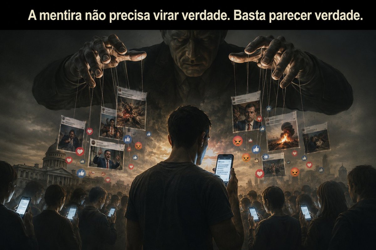 ninomarcati's tweet photo. Você tem certeza de que aquilo em que acredita é verdade?
E se não for?
E se você apenas tiver ouvido a mesma mentira tantas vezes que seu cérebro passou a reconhecê-la como familiar — e familiar, perigosamente, pode parecer verdadeiro?
Vale a leitura:
https://t.co/pohlYIN4Jt https://t.co/8UK5AEZn30
