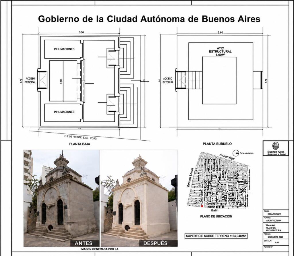 MDSuarez's tweet photo. 👀Insólito: la Ciudad concesiona una bóveda del Cementerio para instalar un local de gastronomía

El espacio en Recoleta, podrá utilizarse para la instalación de un local de merchandising, venta de productos alimenticios y servicio de turismo

INFO👇
https://t.co/5607csxiou https://t.co/FSWv9mbv9N