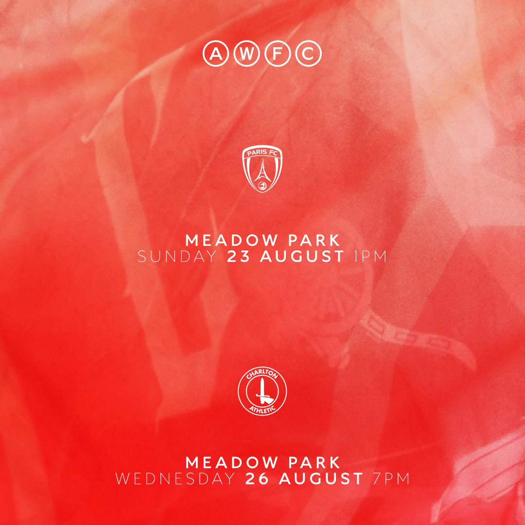 ArsenalWFC's tweet photo. Tickets are now on sale for our pre-season fixtures against Paris FC and Charlton Athletic at the Mangata Developments Stadium 💫

Grab yours now! 🎟️