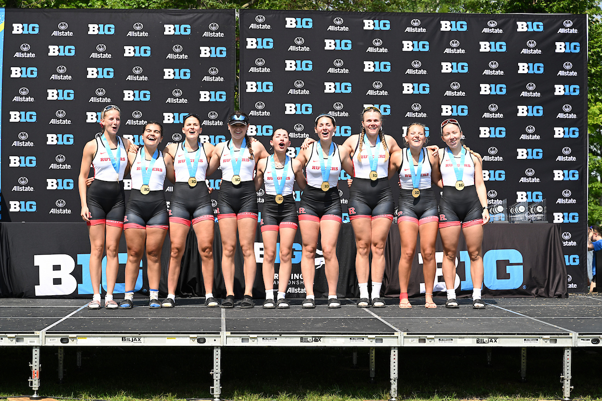 RUAthletics's tweet photo. 🚣♀️ @RutgersWRowing #yeaRinReview
🚣♀️ Varsity 4 finished 4th at NCAAs
🚣♀️ 3V8 won 🥇 at Big Ten Championships
🚣♀️ 3 named CRCA All-Americans
🚣♀️ Placed 11th at NCAA Championships https://t.co/UixDAQn26F