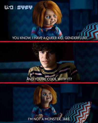 odiougo's tweet photo. @babi Igual o Chucky na série. 
Psicopata? Sim, LGBTfobico jamais https://t.co/YEYfnXCBxe