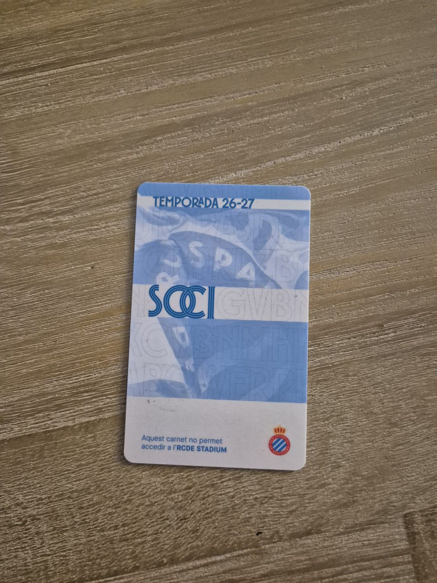 RCDE77777's tweet photo. Ya tengo el carnet 🔝🔝🔝💙🤍
#RCDE https://t.co/s9qq3nRLZw