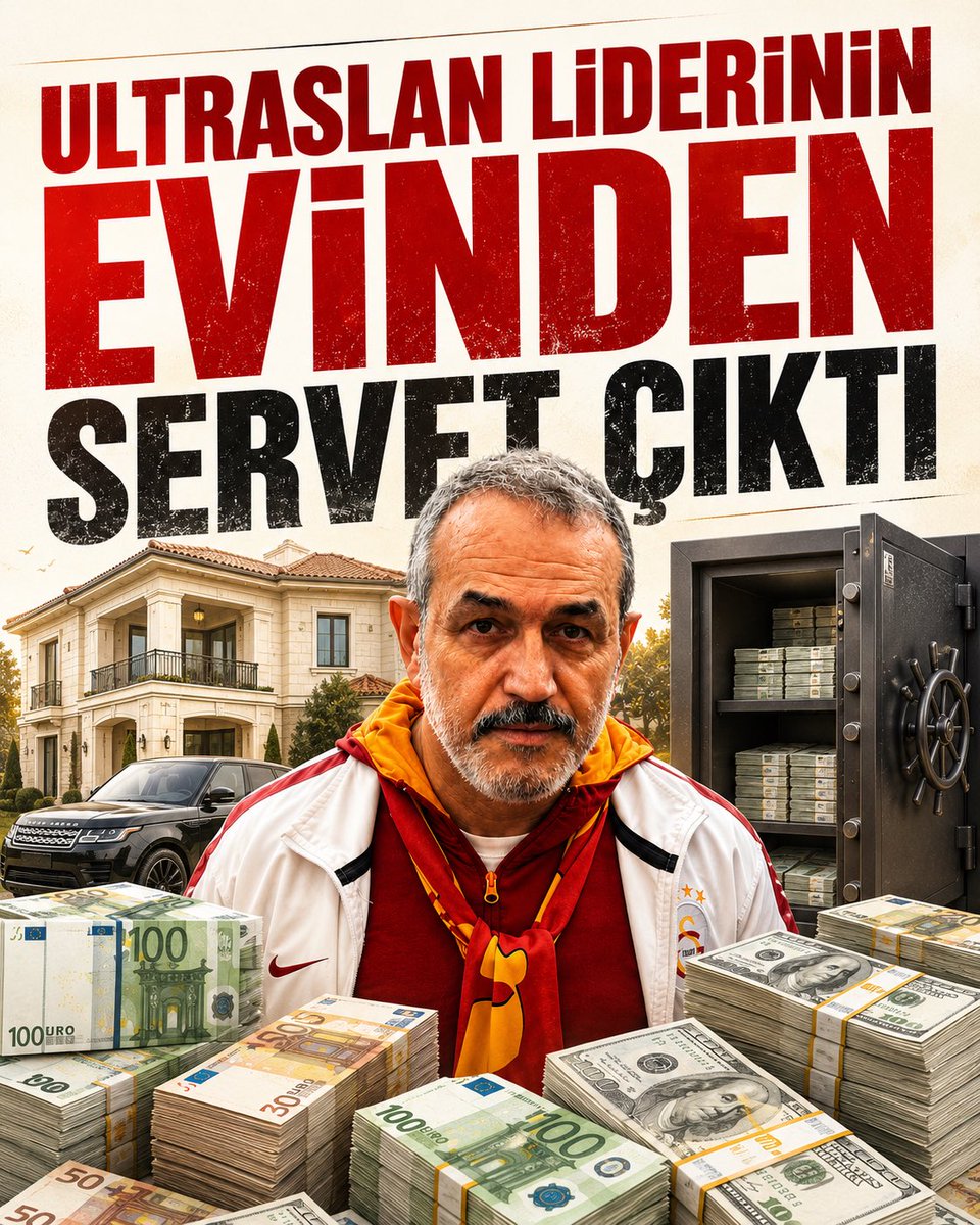 Feneristcom's tweet photo. İstanbul Cumhuriyet Başsavcılığı Yasa Dışı Bahis ve Spor Suçları Soruşturma Bürosunca, yürütülen soruşturma kapsamında Sebahattin Şirin’in evinde yapılan aramanın detayları belli oldu.

“Saat 14.30’da başlayarak 23.00’e kadar devam eden aramada;

841 bin 895 Euro,
51 bin 953 ABD Doları,
18 bin 865 İngiliz Sterlini,
795 bin 825 Türk Lirası,
Yaklaşık 13 milyon 351 bin 890 TL değerinde altın ve mücevherat,
Yaklaşık 500 bin TL değerinde 1 adet Hint seti,
Yaklaşık 350 bin TL değerinde pırlanta kolye

olmak üzere toplam değeri yaklaşık 65 milyon TL olarak değerlendirilen para, döviz ve ziynet eşyası bulunduğu öğrenildi.

Aramada ayrıca 1 adet silah, 1 adet şarjör, 141 adet 9x19 mm ve 1 adet 6,35 mm fişek, 2 adet 6,35 mm boş şarjör, 3 adet iPhone marka cep telefonu, 3 adet SIM kart ile 4 adet balistik yelek ele geçirildi.

Yürütülen soruşturmanın çok yönlü olarak devam etmekte olduğu, ele geçirilen deliller ile dijital materyallerin inceleme işlemleri sürdüğü belirtildi.