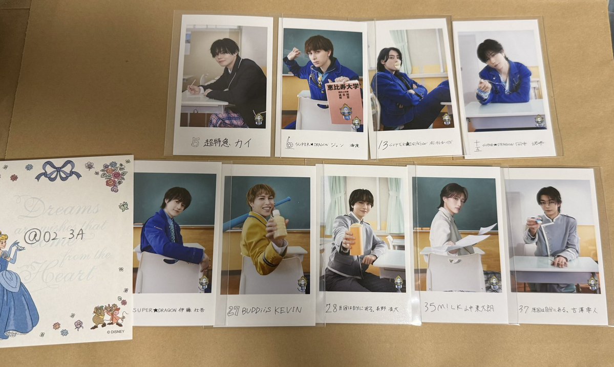 02_3A's tweet photo. EBiDAN THE LIVE 2026 エビライミニフォト 隣の席セット エビダン 交換

【譲】
カイ ジャン 松村 田中洸希 伊藤 KEVIN 長野 山中 吉澤
芳賀 筒井 FUMINORI 山本 SHOOT 阿久根 森田 シューヤ (画像参照)

【求】武藤 (どこでも) 杢代 (右)

8/13 エビライ手渡しお取引希望
お気軽にお声掛けください！ https://t.co/4nFGFAUTjN