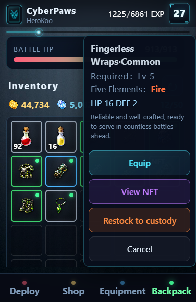 PandaV_io's tweet photo. New drop incoming

Soon you can auction your gear NFTs right inside the game.

Want them out? Extract to your Ergo wallet — trade, flex, or list on any Ergo NFT auction.

Here’s the fun part: Whoever holds that NFT can jump into CyberPaws PDV and equip it as real in-game gear.

Your loot can travel. New players can pick it up and play with it.

And if a holder wants back into the in-game market? Restock to custody, then auction again inside CyberPaws PDV.

Gear that moves: game → wallet → game. That’s the loop.

Stay tuned...

#Ergo #PDV #PandaV_io #CyberPaws