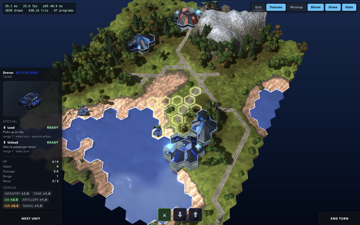 RogerAlsing's tweet photo. I created a modernized clone of Amiga 500 "Battle Isle".
Try it online here:
https://t.co/oNcXPtbcu4

Code: Codex
3D Assets: Claude Design https://t.co/7nHi20zPYU