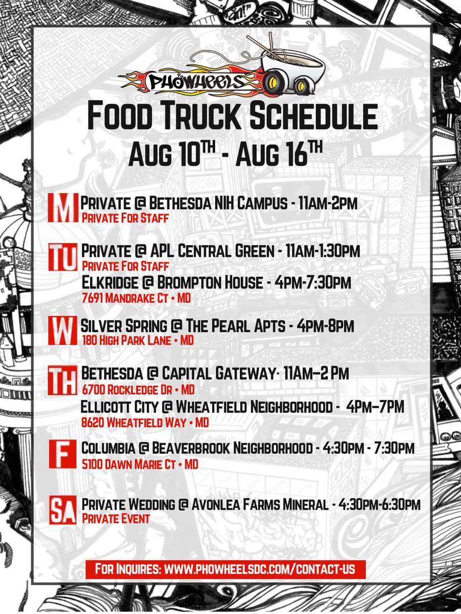 PhoWheels's tweet photo. Pick your sip at PhoWheels:
🍋 Limeade
🍍🍉 Pineapple Watermelon Refresher
☕ Vietnamese Coffee
🌴 Tamarind Lemonade — DC location!

Grab the crew and come thru ! 

🚚 Food Truck📍Private @ Bethesda NIH Campus 11-2pm - Private For Staff

#dmv #dmvfood #dmvfoodie #dceats #fyp https://t.co/djVrrwpOqd
