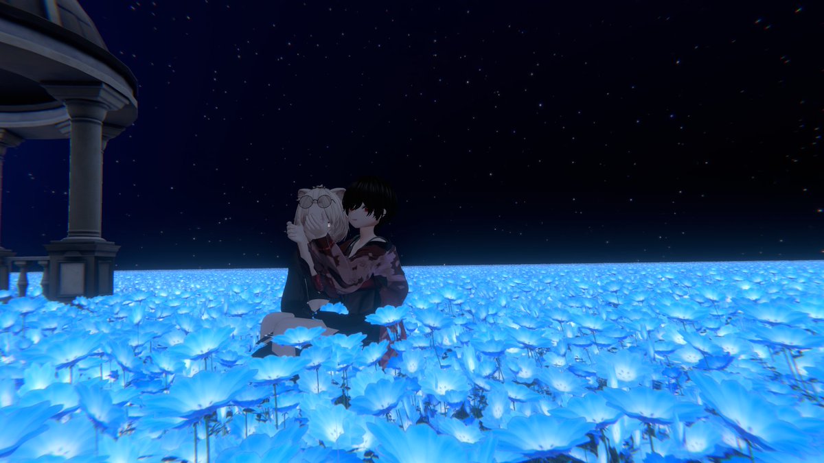 VRchat_Elbell's tweet photo. 終始ずっと仲良しそうで見ていて微笑ましかったです～～😊😊 https://t.co/VFmecVXRVl