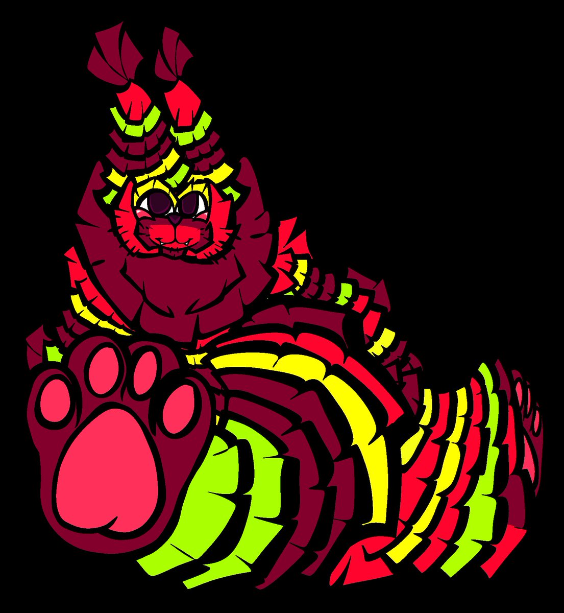 ardennut's tweet photo. Arts of a random piñata fox I  haven't posted https://t.co/z6aJQypubm