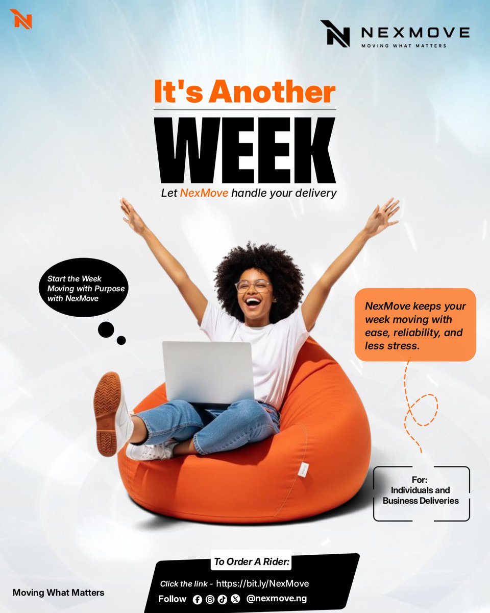 usenexmove's tweet photo. WITH NEXMOVE, DELIVER WITH CONFIDENCE.
New week, new plans.
Keep your priorities moving while NexMove handles your delivery needs with the reliability you expect.
#Nexmove #delivery #businessgrowth #logistics https://t.co/RGeXwiSAhF