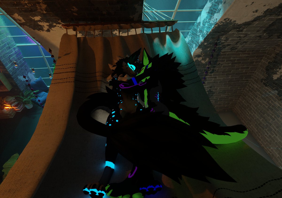 Darker_06449's tweet photo. Finding comfort keeping eachother close, falling asleep in eachothers arms
Cute bean:@Szycos
#furry #3drender #blender https://t.co/IrvImDjXyU
