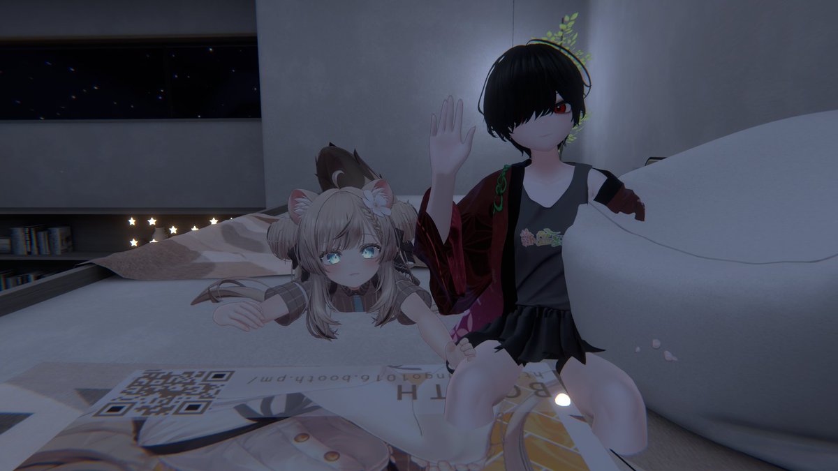 VRchat_Elbell's tweet photo. その後ふぶけさんやあねがきさんと合流しました、
お二人とも会えて嬉しかったです～～～🥰🥰 https://t.co/ekZdsaBKWM