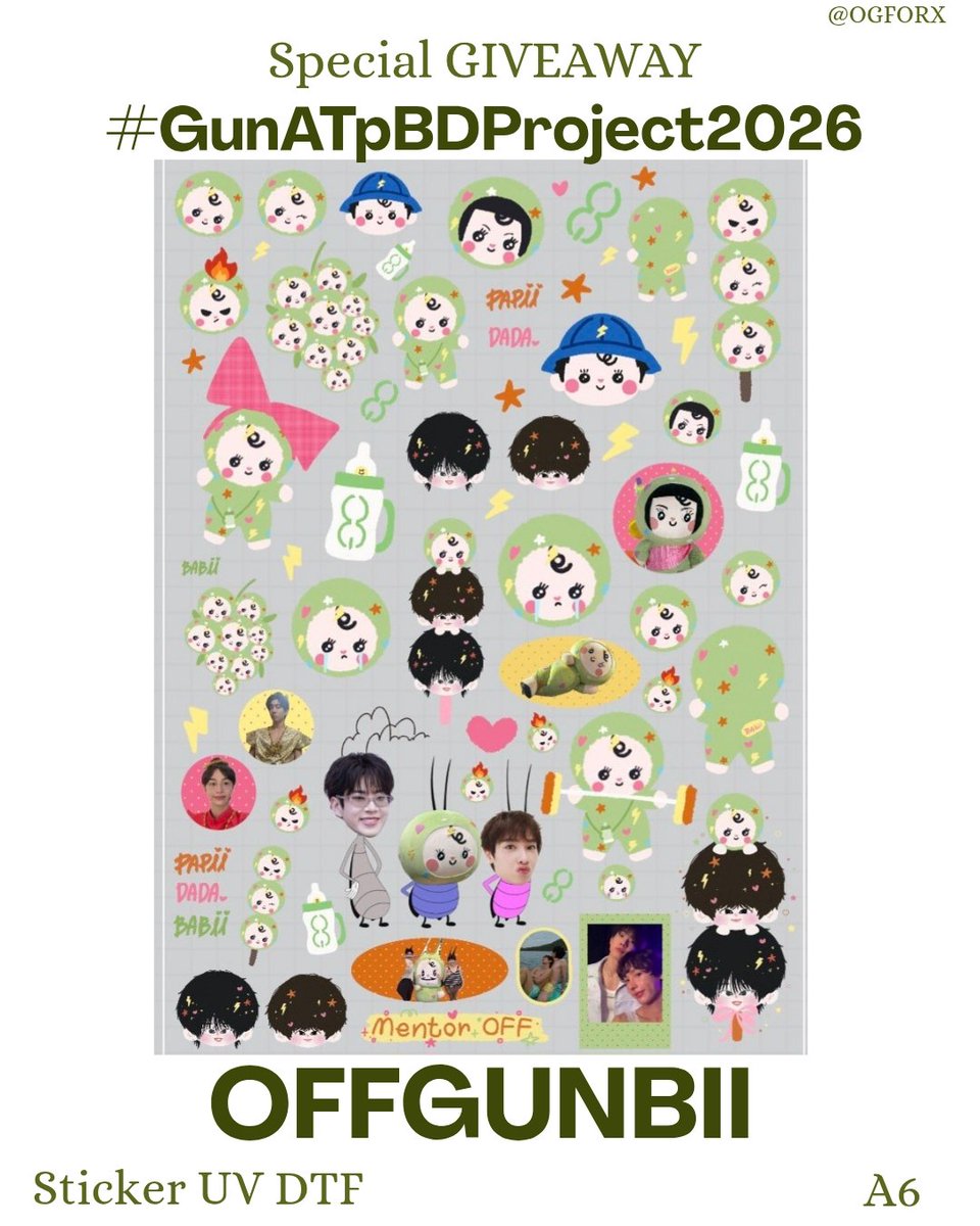 OGFORX's tweet photo. มีสติ๊กเกอร์ครอบครัวแมงสาบเหลือประมาณ 10 ชิ้น มีใครจะโดเนทเข้า ปจ. นี้มั้ยค้า ยอดโดเนท 69.- ขึ้นไป ส่งให้ฟรีงับ
#OffGun11thANVProject
#ออฟกัน #OffGun https://t.co/B1qSqZiykh