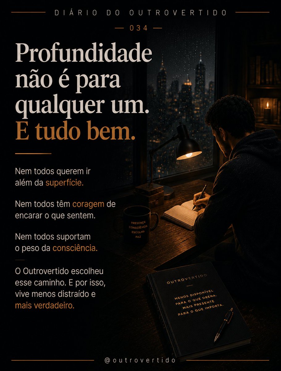outrovertido's tweet photo. Nem toda conexão precisa durar para ter significado.
O Outrovertido entende que algumas pessoas fazem parte de fases, não de toda a jornada.

#Outrovertido #Autoconhecimento #Relacionamentos #Profundidade #Propósito https://t.co/1dAr59re7E