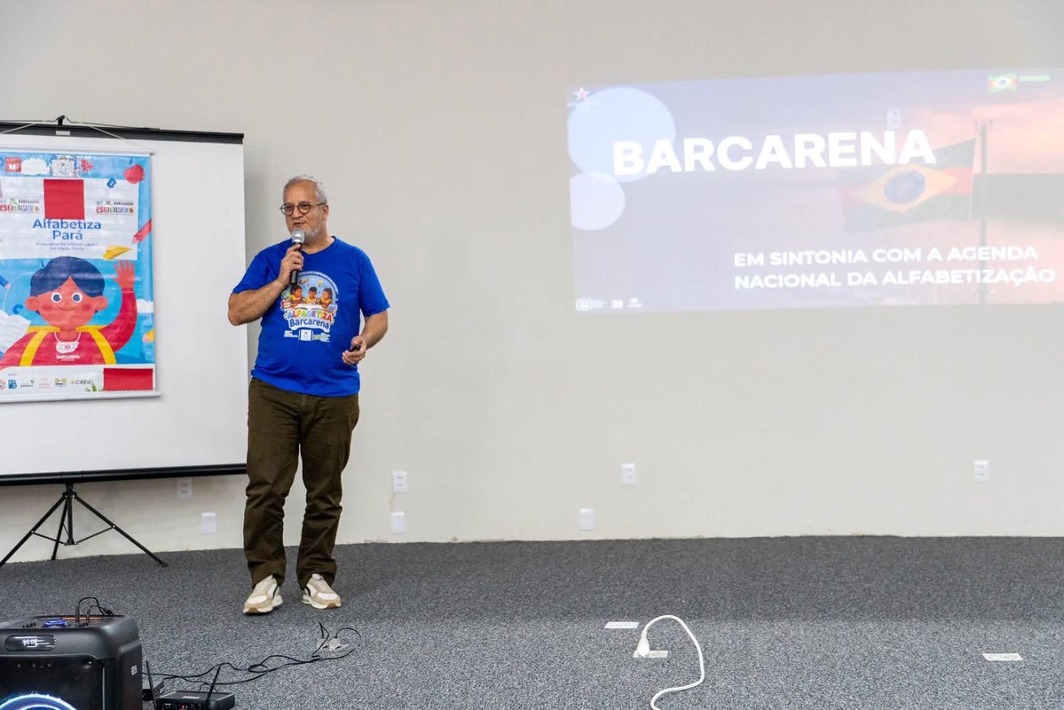 PrefBarcarena's tweet photo. A Prefeitura de Barcarena, por meio da Secretaria Municipal de Educação (Semed), realizou, na semana passada, o I Seminário Presencial de Compartilhamento de Boas Práticas de Alfabetização, em parceria com a DRE Abaetetuba. https://t.co/XXwlPYerc2
