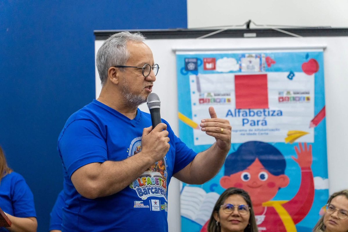 PrefBarcarena's tweet photo. A Prefeitura de Barcarena, por meio da Secretaria Municipal de Educação (Semed), realizou, na semana passada, o I Seminário Presencial de Compartilhamento de Boas Práticas de Alfabetização, em parceria com a DRE Abaetetuba. https://t.co/XXwlPYerc2