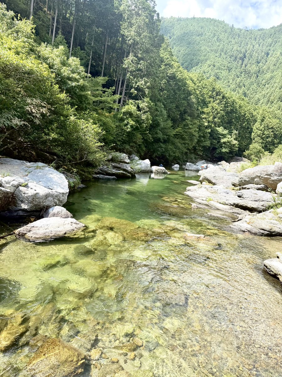 be_puchimill's tweet photo. 超 穴場〜〜〜✌️

底まで見える綺麗さ！
足つかん深さ！

イイ感じ◎ https://t.co/7Xuzd9CDV1
