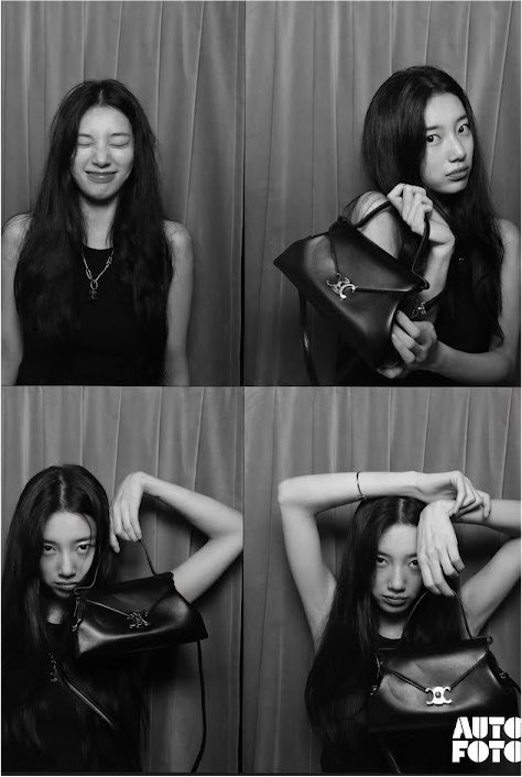 shuzkay's tweet photo. [clean ver] suzy’s 260810 insta update photobooth with @celineofficial 🎞️ https://t.co/qLA8hKypS4