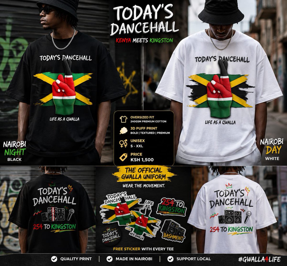 todaysDancehall's tweet photo. Merch. Dress as u want to be Addressed our culture enuh! https://t.co/TB1xrAPuEn