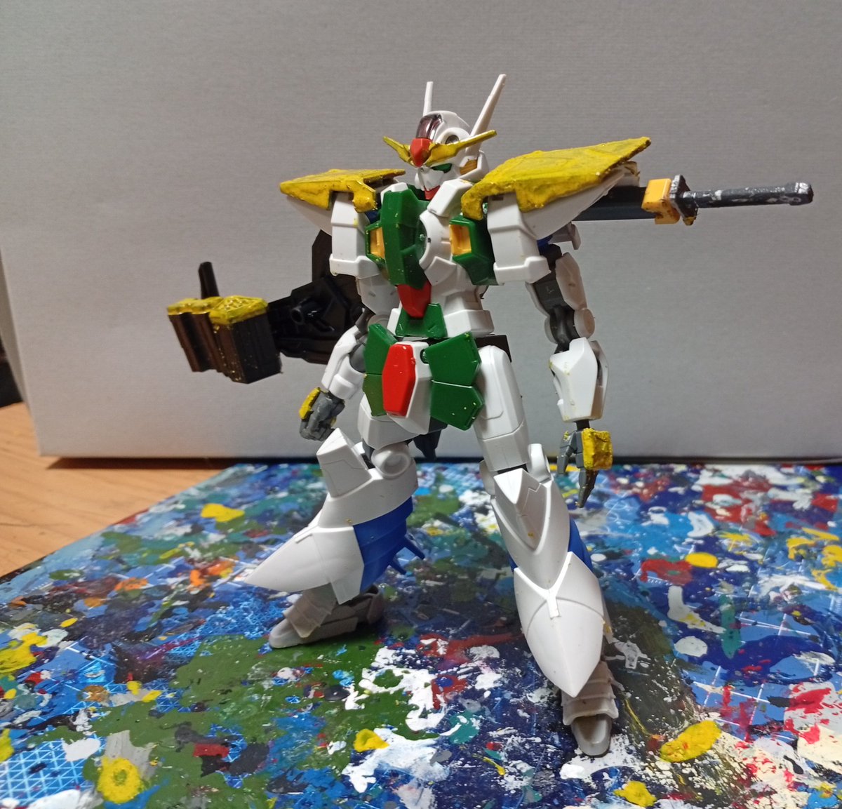 amdz_x's tweet photo. #ガンプラ　久しぶりに作ったhgミキシング https://t.co/d1eTHbv2Di