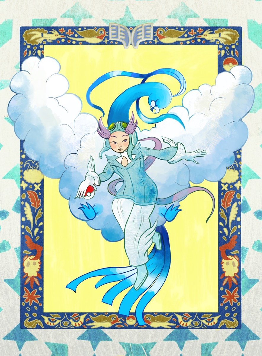 susciPepe's tweet photo. Winona and Altaria https://t.co/PNUgTONDSO