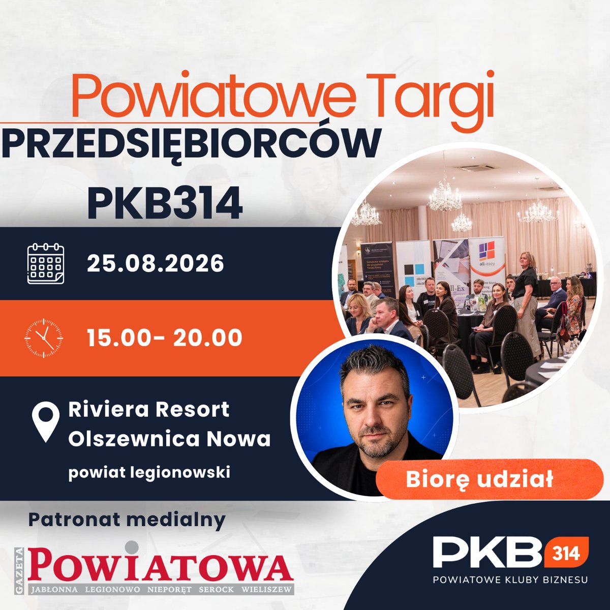s_kapturkiewicz's tweet photo. 25 sierpnia wybieram się na Powiatowe Targi Przedsiębiorców PKB314 w powiecie legionowskim.

Będzie to dobra okazja, żeby się spotkać, poznać i po prostu porozmawiać. Chętnie pogadam o AI, automatyzacji i procesach wdrożeniowych, ale też szerzej o biznesie - szczególnie o startupach i ekosystemie który buduję. Poznajmy się.

Jeśli też będziecie na miejscu, koniecznie dajcie znać albo po prostu znajdźmy się na miejscu. Do zobaczenia! 👋