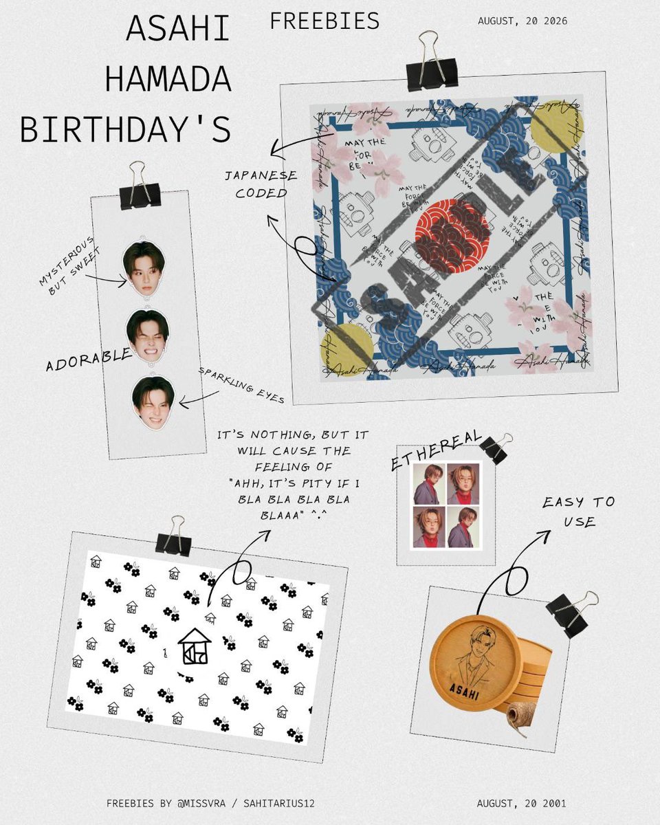 missVra's tweet photo. 🇮🇩 2026 SPECIAL ASAHI 'S BIRTHDAY FREEBIES by @missVra 

☀️ like &amp; rt are appreciated
☀️ limited
☀️ sunglights, arangdans &amp; teume only
☀️ form dibuka 20 Agustus 2026 | 20.00 WIB

Link : https://t.co/V3xlPJ9xFg

note : jika diakhir form tdk ada tulisan congrats, bearti sdh limit🙏🏻 https://t.co/uRjpZA57mX
