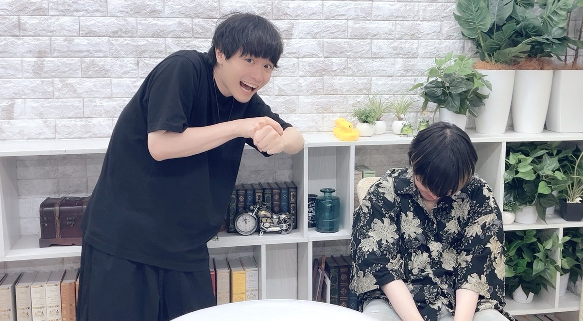 genshinbrothers's tweet photo. 🟩ご視聴ありがとうございました🟨

第152回のアフタートークは
ニコニコ動画「せかんどちょっと」
チャンネル会員限定で公開中！🆙🆙

ぜひお聴きください！
https://t.co/Assxbs4OU1

#佐藤元 #徳留慎乃佑
#せかんどちょっと #げんしんブラザーズ https://t.co/VOonBBrR8y
