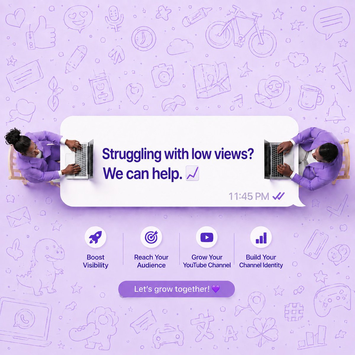 TareqGrowth's tweet photo. 📉 Low views? Don’t let them stop your growth.
🚀 Let’s boost your visibility, reach the right audience, and grow your YouTube channel with a strong brand identity.
#YouTubeGrowth #YouTubeMarketing #SocialMediaMarketing #ContentCreator #GrowYourChannel #DigitalMarketing https://t.co/WISRZ6B7Gx