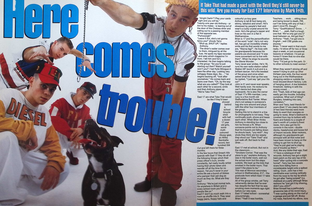 TvDidYouSee's tweet photo. #OnThisDay 2 September 1992 - SMASH HITS
HERE COMES TROUBLE! Are you ready for #East17?
CAN YOU HANDLE IT? Can #Extreme go the distance?
CAUGHT IN THE ACT #BettyBoo makes sure she keeps her teeth clean - "No mum, I won't forget" https://t.co/p7Y9haRHEx