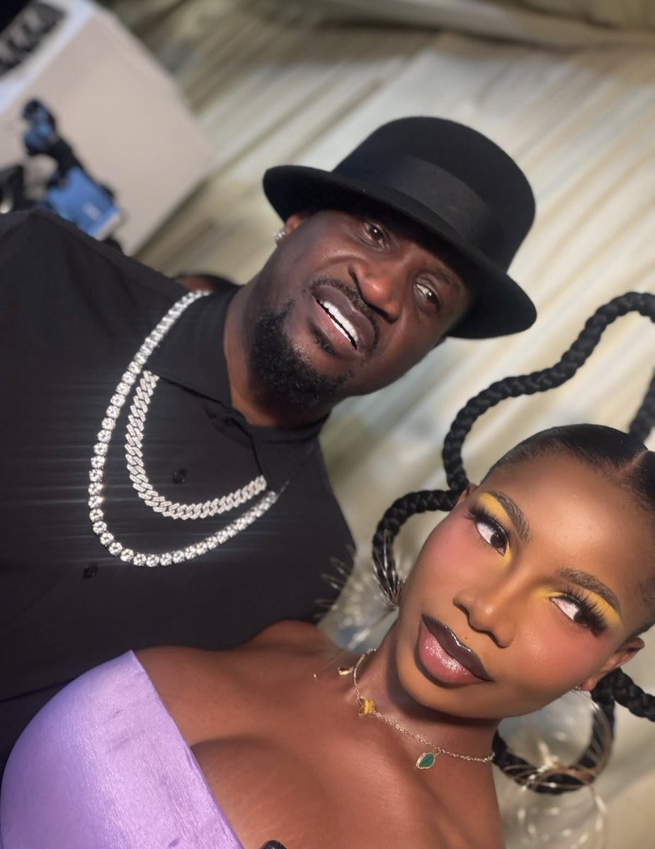 abazwhyllzz's tweet photo. Tacha and Mr. p🔥💜

This Mr. P necklace fit blind person oo🥹💰💰🙌🏻 https://t.co/hxsUrJ7Q2c