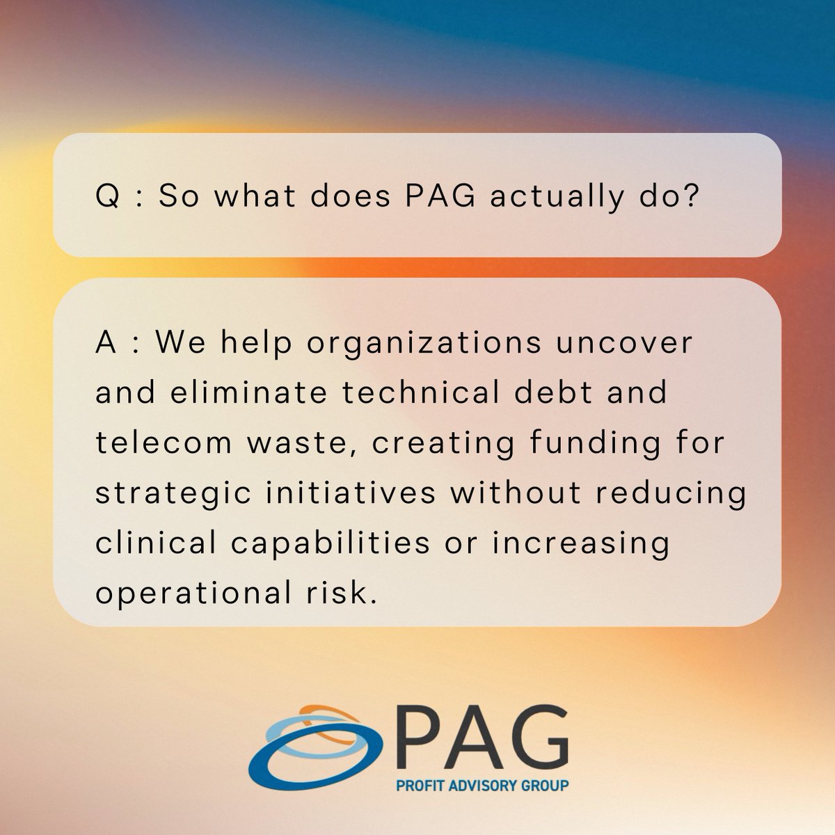 TeamPAG's tweet photo. https://t.co/MIBFpJhxo7
#ProfitAdvisoryGroup #ITSavings #TelecomSavings #CostOptimization #ITAudit #TelecomAudit #SmartSpending #VendorManagement https://t.co/nH3jEzZAYP