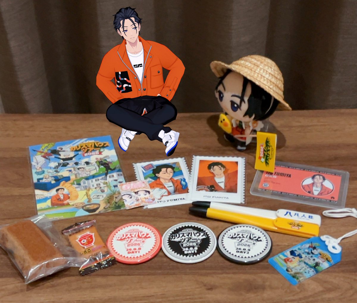 sweets_fumiya's tweet photo. 「お前、立川からついてきたのか。
…俺の甘盗るなよ？」 https://t.co/wC2XYuXHt0