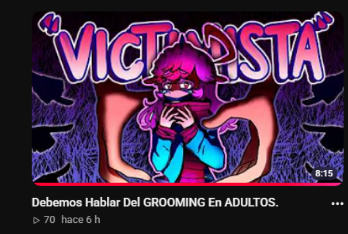 hitshover's tweet photo. Hizo un vídeo sobre "Grooming en Adultos" para seguir sosteniendo su narrativa de que fue gromeada a pesar de la poca diferencia de edad. Mucha gente lo criticó y le explico que no era correcto usarlo así, pero no le importó. https://t.co/B9s6CMu8mE