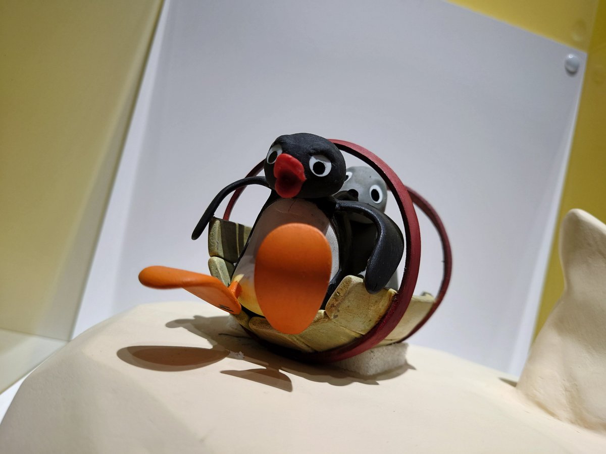 zingy1579's tweet photo. 昨日ピングー展行ってきた！
可愛かった癒されたけど、人多かった…笑 https://t.co/je80URgvA0
