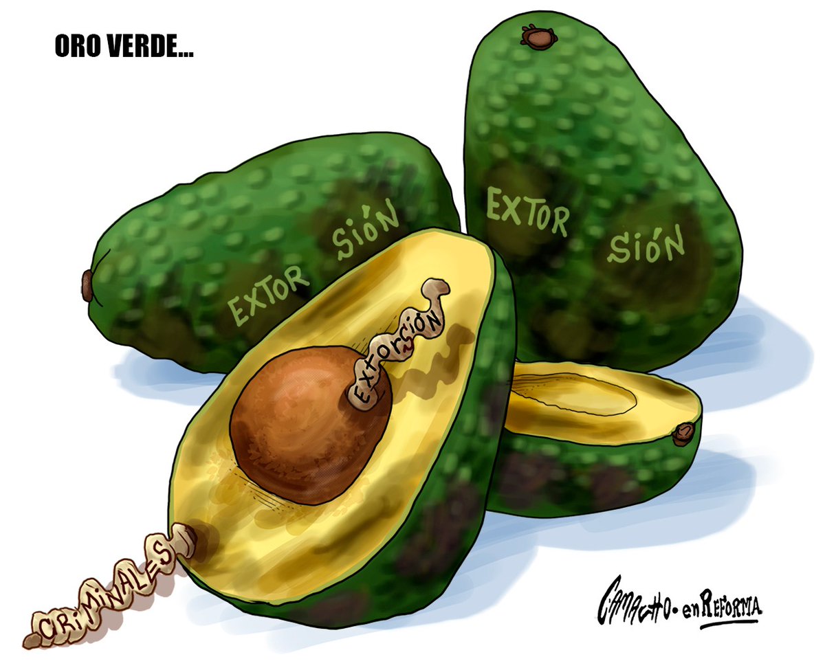 Reforma's tweet photo. Oro verde... Por @CartonCamacho en @Reforma https://t.co/VuWBVEw8Md