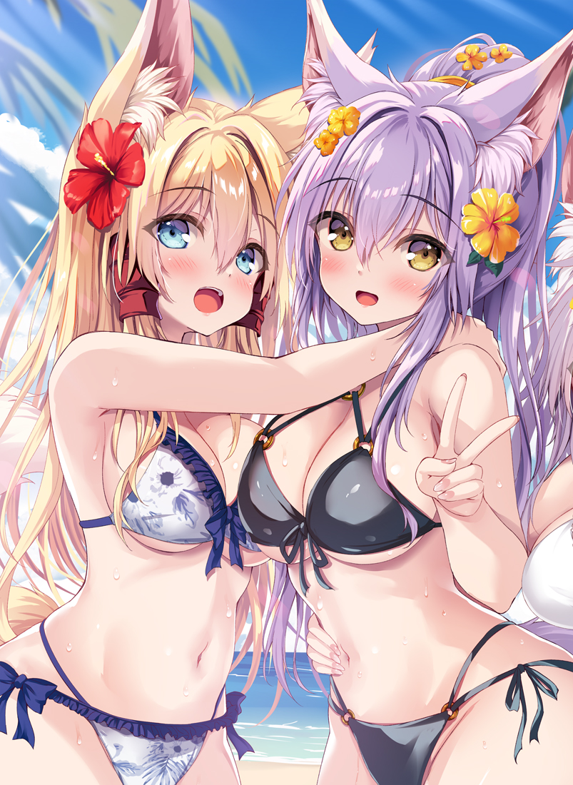 tateha_MG's tweet photo. もふもふビーチの夏休み https://t.co/bfoDAPIKmH