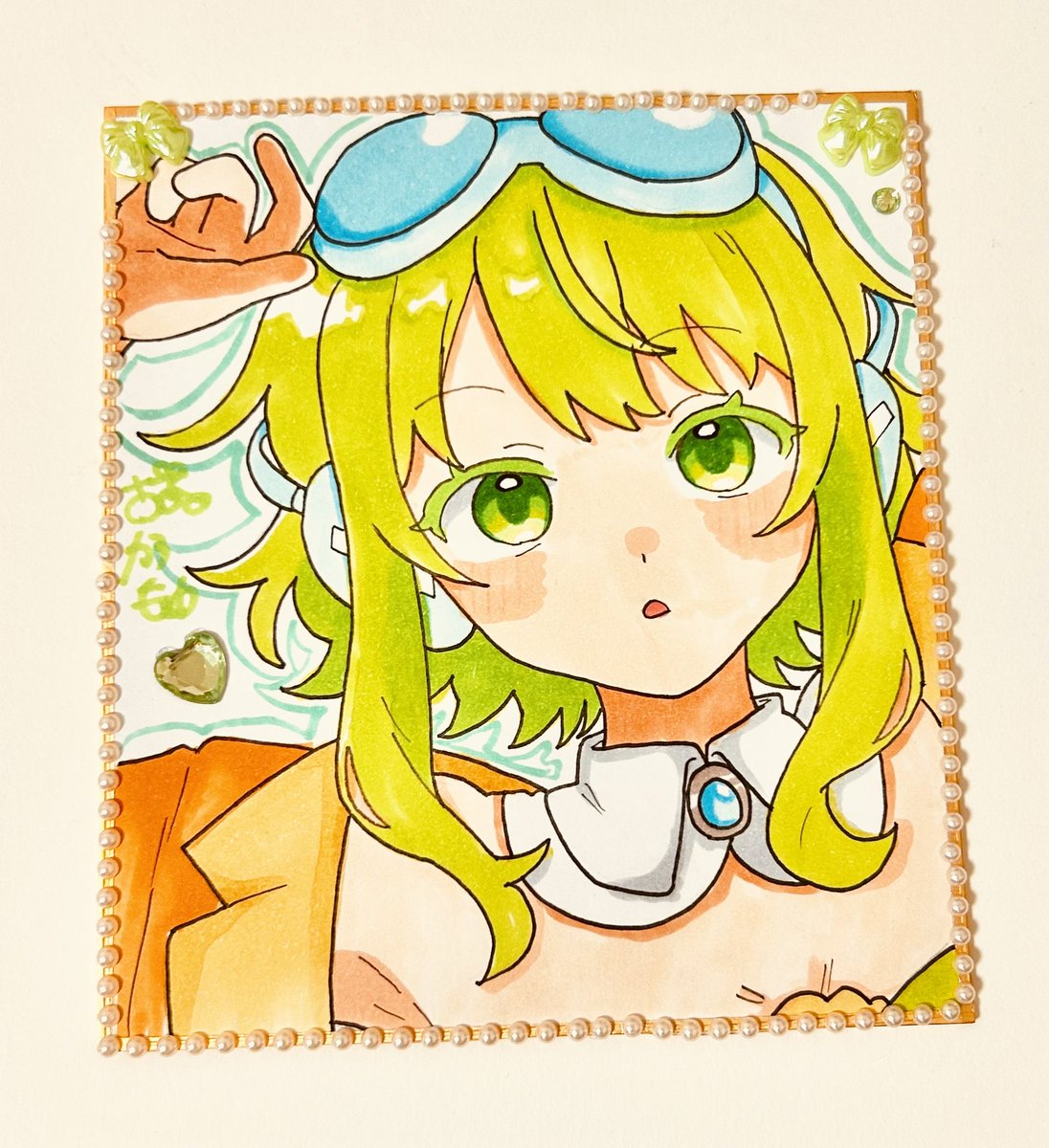 6mPhr's tweet photo. 色紙楽しい https://t.co/B8c8rlD3Q2