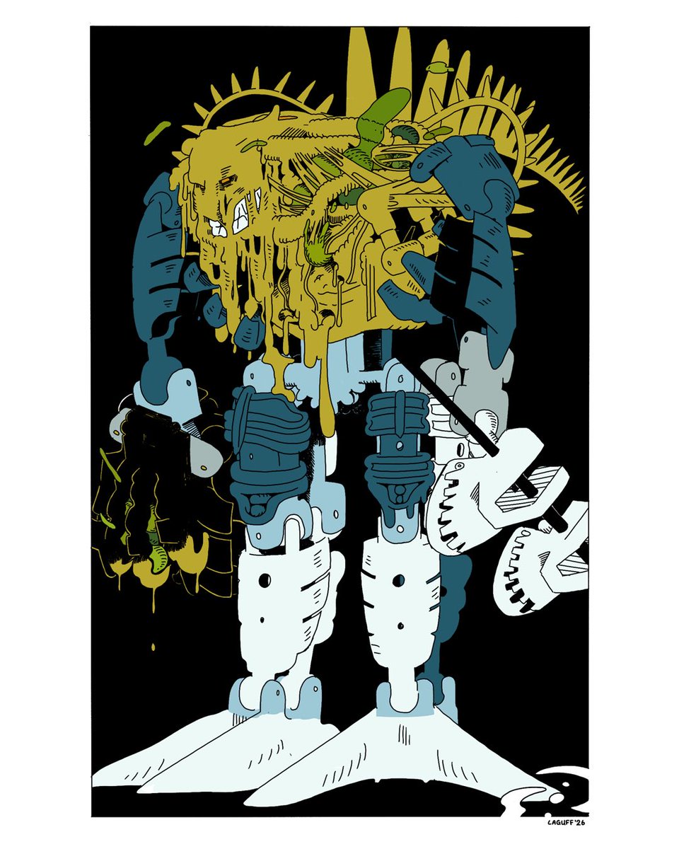 jlaguff's tweet photo. Irnakk drawing for @MorganRyanArt’s Bionicle Fanzine #gangzine #810nicleDay https://t.co/rsWUnAcANL