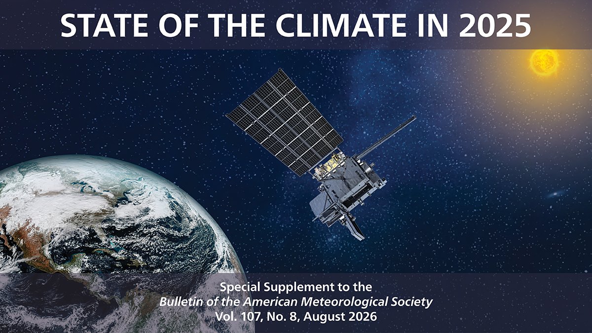 ametsoc's tweet photo. 🚨 The 2025 #BulletinAMS State of the Climate report is here, and the findings are critical. Earth’s greenhouse gas concentrations were the highest on record and record temperatures were observed across the globe.
Read here: https://t.co/GDlhTWegpV #StateoftheClimate2025 https://t.co/dzg0GSmCho
