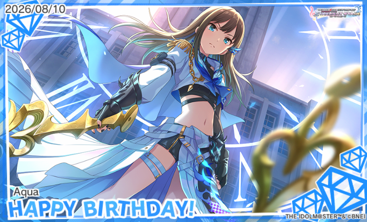 Aquavit's tweet photo. お誕生日おめでとうございます! #五十嵐響子誕生日 #渋谷凛誕生日 #デレステ https://t.co/YcMv1WJZV3