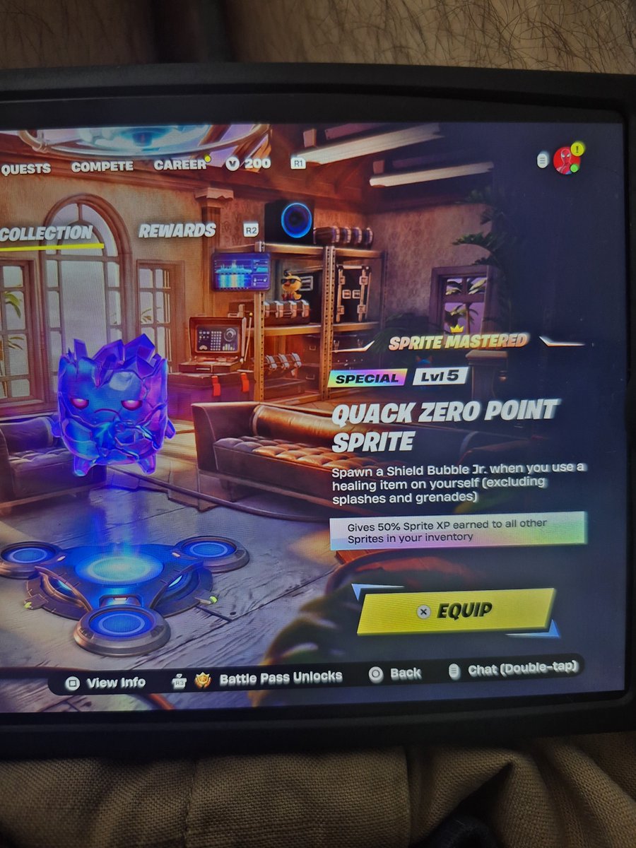 MonoLive88599's tweet photo. My master zero point quack sprite is lock in my Sprite mastery pod 
@FortniteStatus https://t.co/GXqrQjXS5X