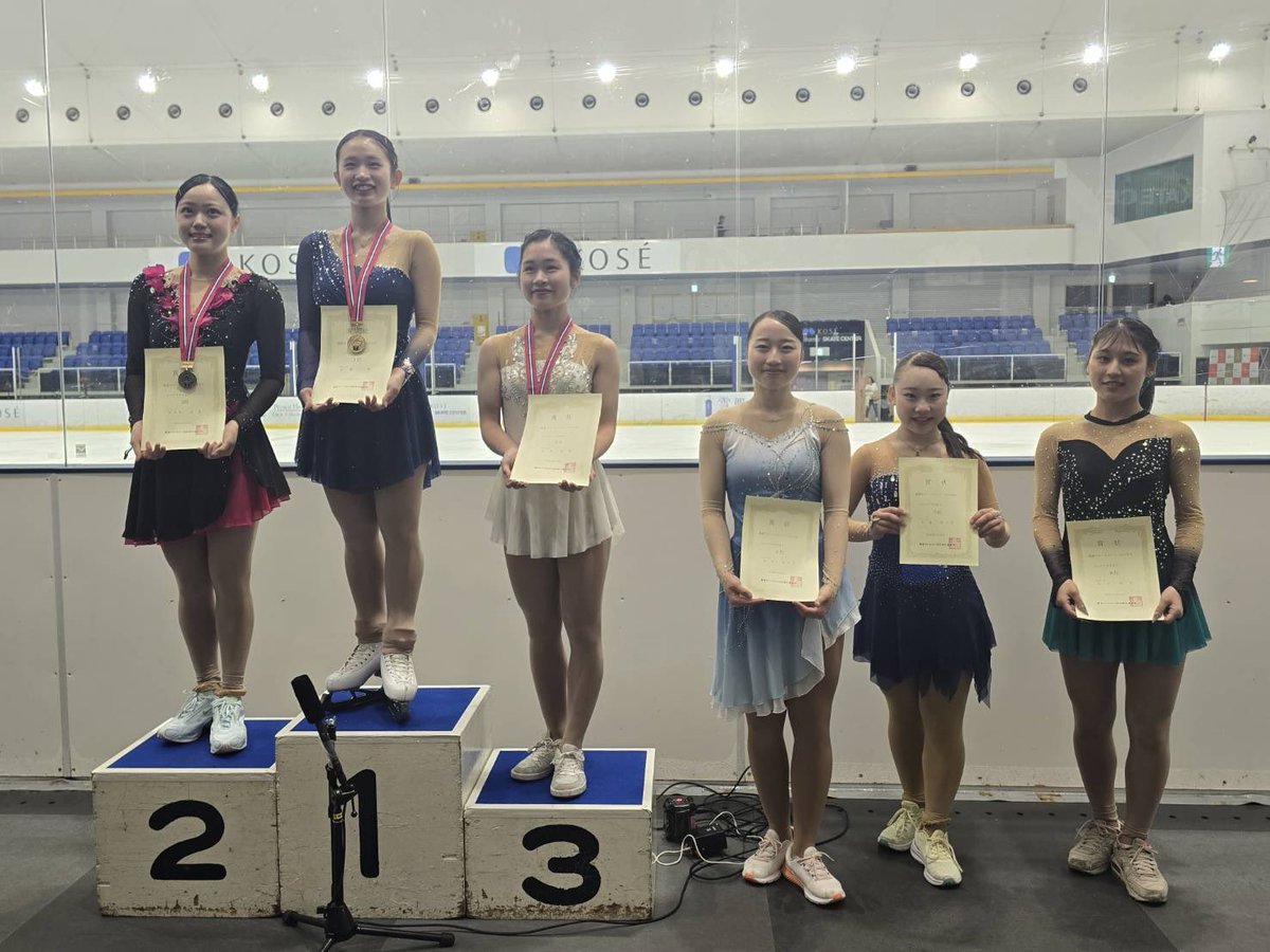 online_on_ice's tweet photo. ⛴️関東サマートロフィー2026🍨

❄シニア女子❄

🥇#髙橋舞 選手

SP、FSともに1位で連覇✨
🗣️連覇はできたけど課題が残る大会だった💦
今シーズン全日本はFSを滑るとこが目標👊

🥈#海老根紗彩  選手
🥉#永田桂都 選手

選手の皆さん、おめでとうございます🎉

#MaiTAKAHASHI #FOD #関東サマートロフィー #関東サマー #フジスケ #figureskating