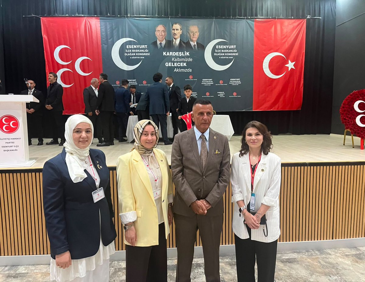sevdasevgid's tweet photo. MHP Esenyurt İlçe Başkanlığımızın Olağan Kongresi Hayırlı Uğurlu Olsun 🇹🇷

#MHP #MHPİstanbul https://t.co/DXaXBsg8jU