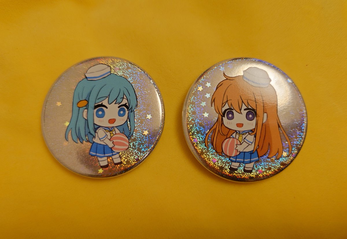 tamago_go123's tweet photo. 無事にグッズ届いてた〜😭✨
缶バッジ！ https://t.co/CRfOMlkjZK