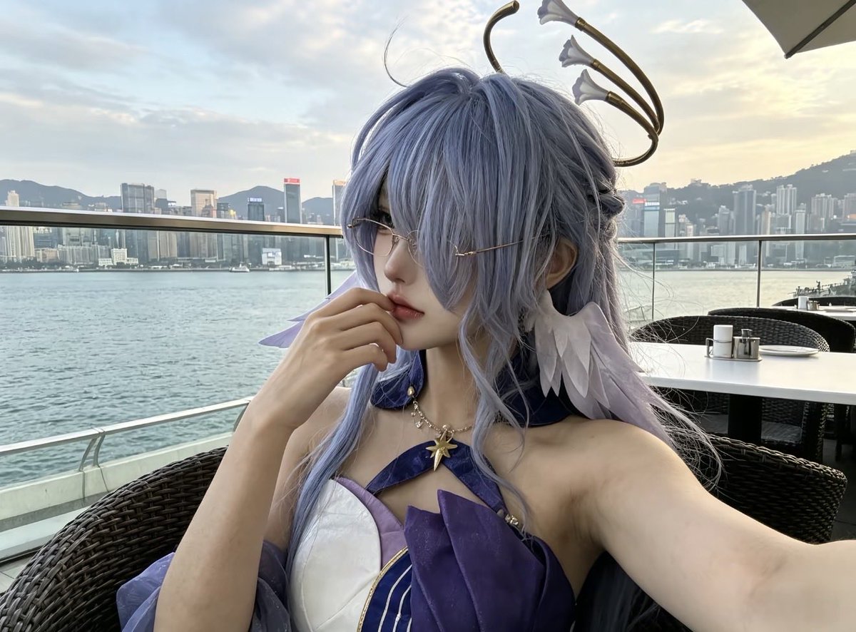 Manu4su's tweet photo. 你是在看风景，还是在看我？
#cosplay #cos https://t.co/QOpcUDU19P